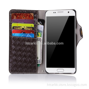 New Arrival 2016 PU Leather Cellphone with Stander for Samsung Galaxy Note7 Leather Case with Hot Market